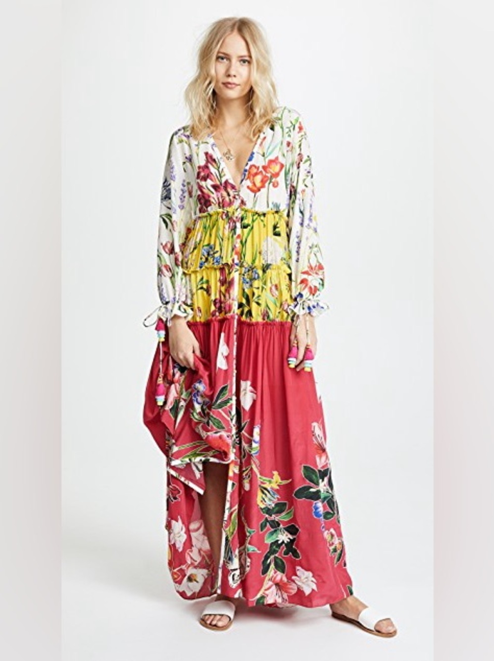 Rococo Sand bloom maxi dress